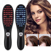Electric 3D Scalp Massage Comb with Steam Spray & Red Blue Light Therapy