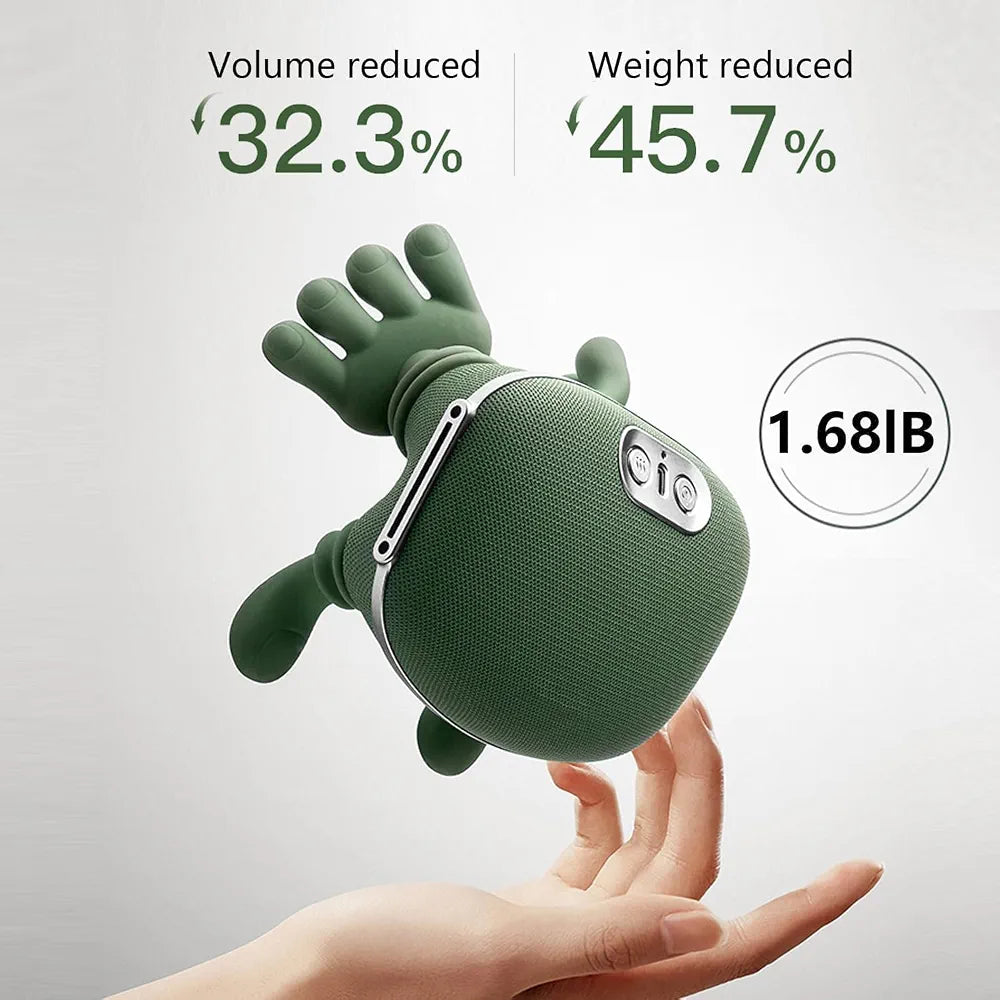 Smart Finger Pressure Neck Massager – Electric Deep Kneading Heated Back & Shoulder Massager