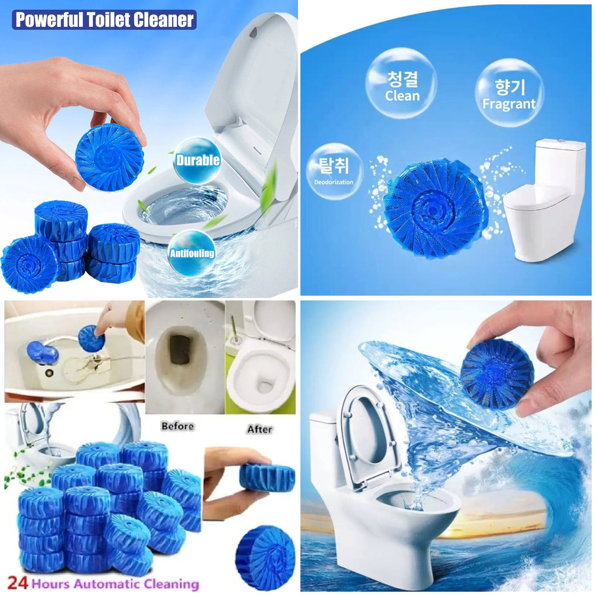 🚽 Original China Toilet Cleaning Tablets – 10 Pcs Pack