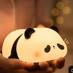 Mini Cute Panda Squishy Night Light – Adorable LED Silicone Lamp for Kids