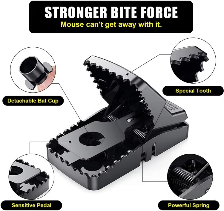 Pack of 3 Efficient Mouse Trap - Suitable for both Indoor and Outdoor use