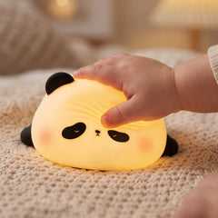 Mini Cute Panda Squishy Night Light – Adorable LED Silicone Lamp for Kids