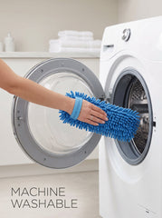 Flexible Fan Duster - Microfiber Bendable Cleaning Brush (Random Color)